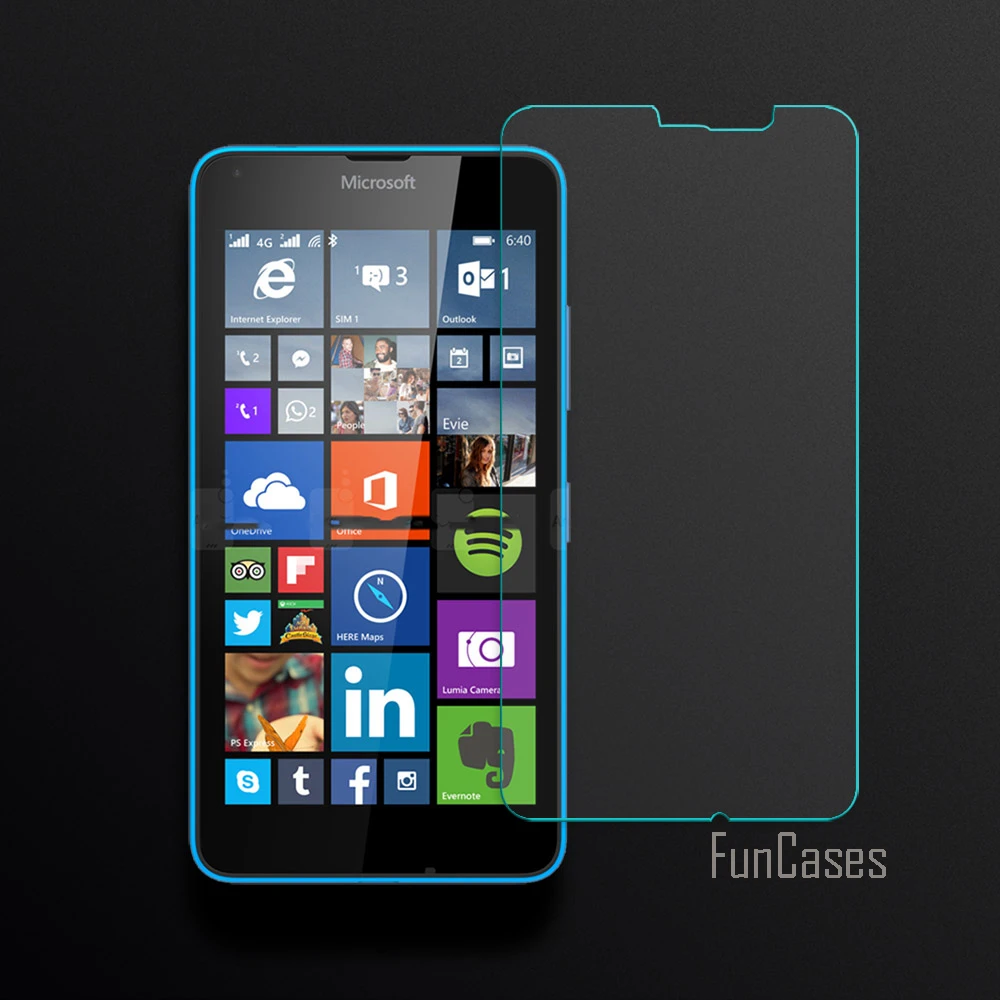 2.5D изогнутый край экрана для Nokia Lumia 640XL Защитная пленка Закаленное стекло против