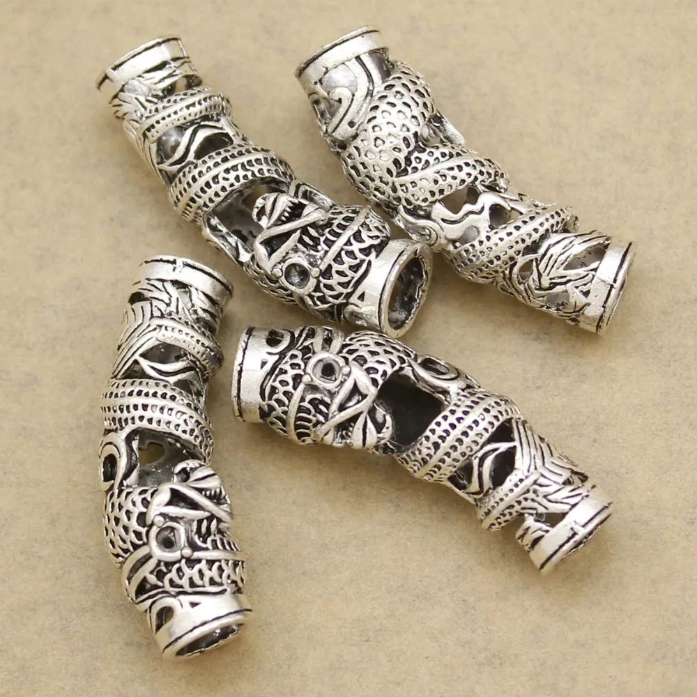 85Pcs Viking Norse Rune Beard Beads Ring Hair Braids Dreadlock Dreads Skull  Snake Wolf Cross Turquoise Filigree Cuff Pirate Accessories Clips Pins