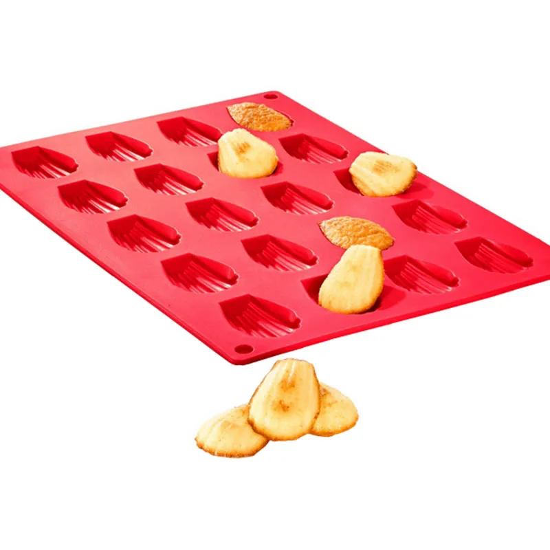 Silicone Shell cake mold 1 piece Madeleine mold 20 holes food grade