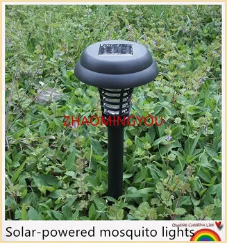 

YOU 1PCS Solar powered Outdoor Mosquito Insect Killer Solar Light Garden UV LED Zapper Solar Light with spike