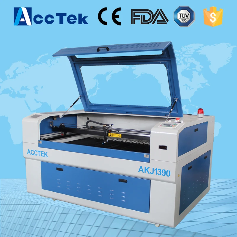 Acctek china cheap laser cutting engraving machine /granite stone laser