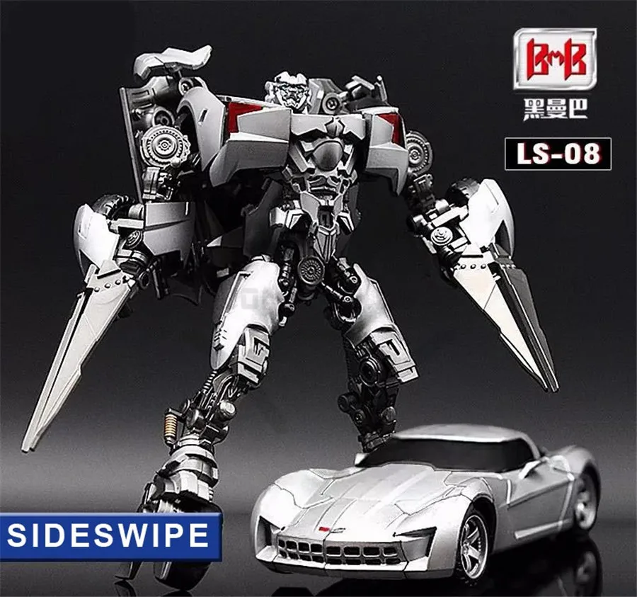 Black Mamba LS-08 LS08 Sideswipe DEFORMATION KO Alloy Action Figure will arrive