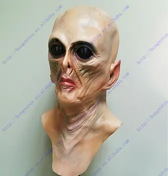 

Vivid Rubber Latex Horrific Halloween Mask Full Head Alien Mask