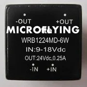 

2pcs step up module dc 12V 24V 0.25A WRB1224MD-6W isolated boost dcdc converter