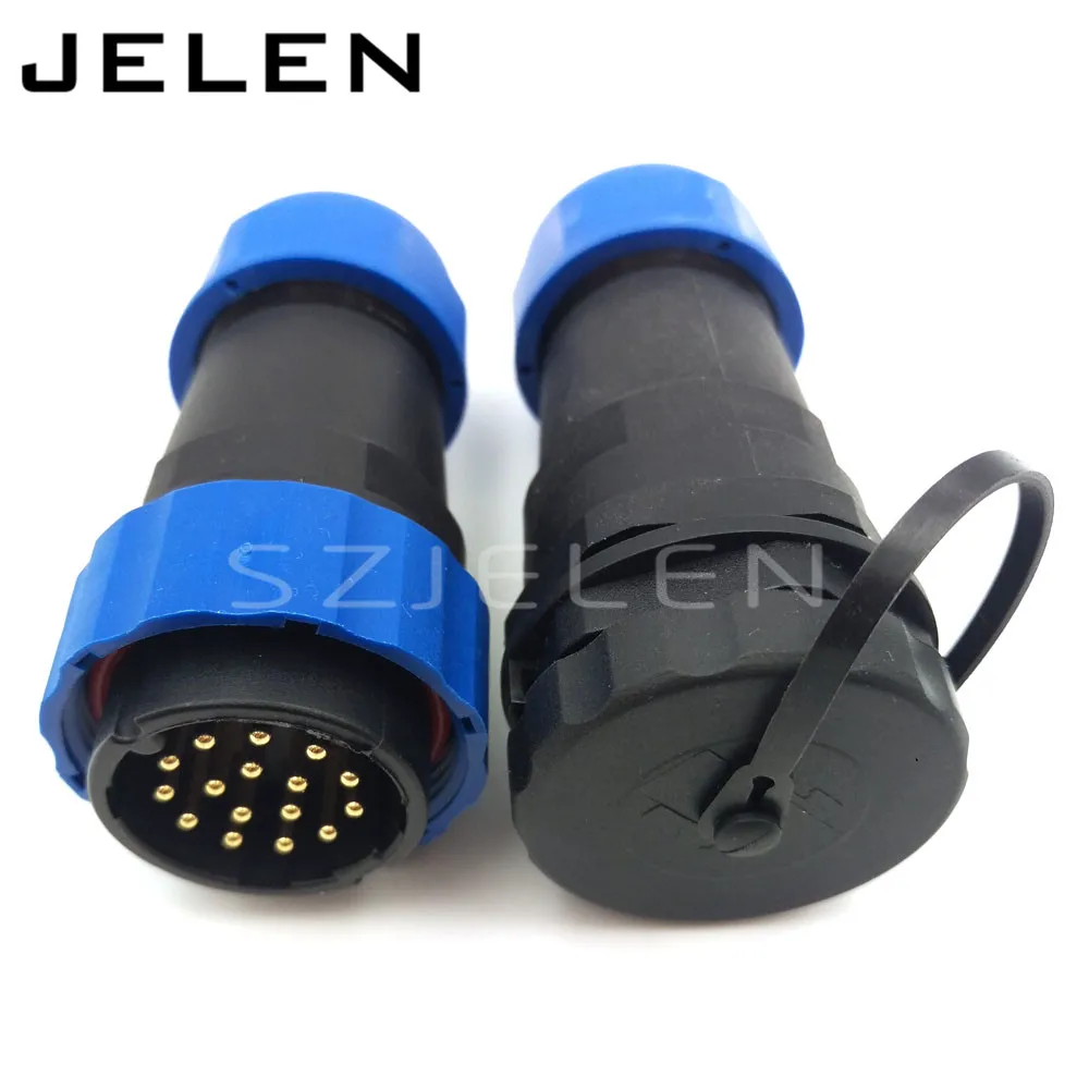  SD28TP-ZM 16 pin waterproof connector IP67 Industrial machinery automation power cable connector 16