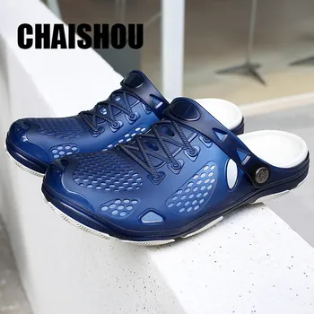 

CHAISHOU men Shoes sandals Light and comfortable garden Hole Jelly shoes CS-269