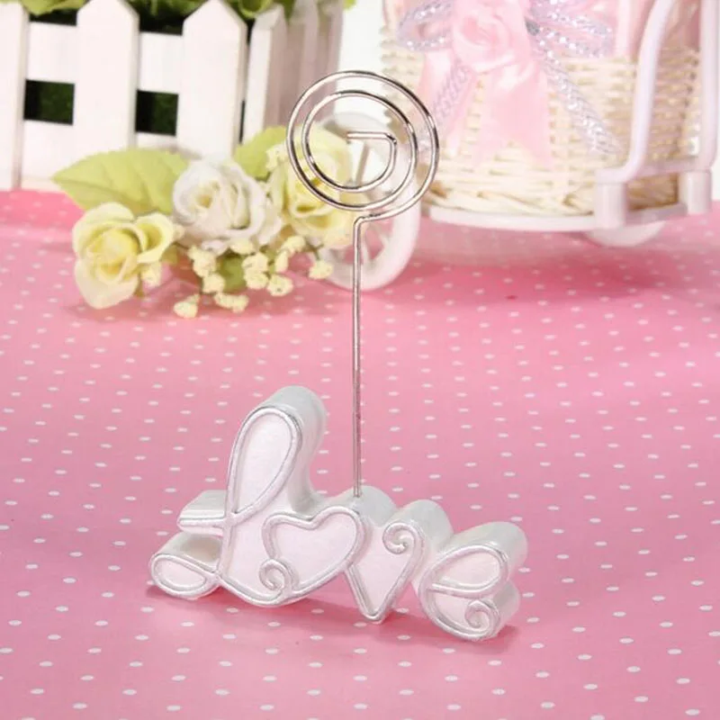 

1Pc Resin LOVE Wedding Party Direction Signs Wedding Guest Table Number Cards Clip Party Seating Place Tools Accessories