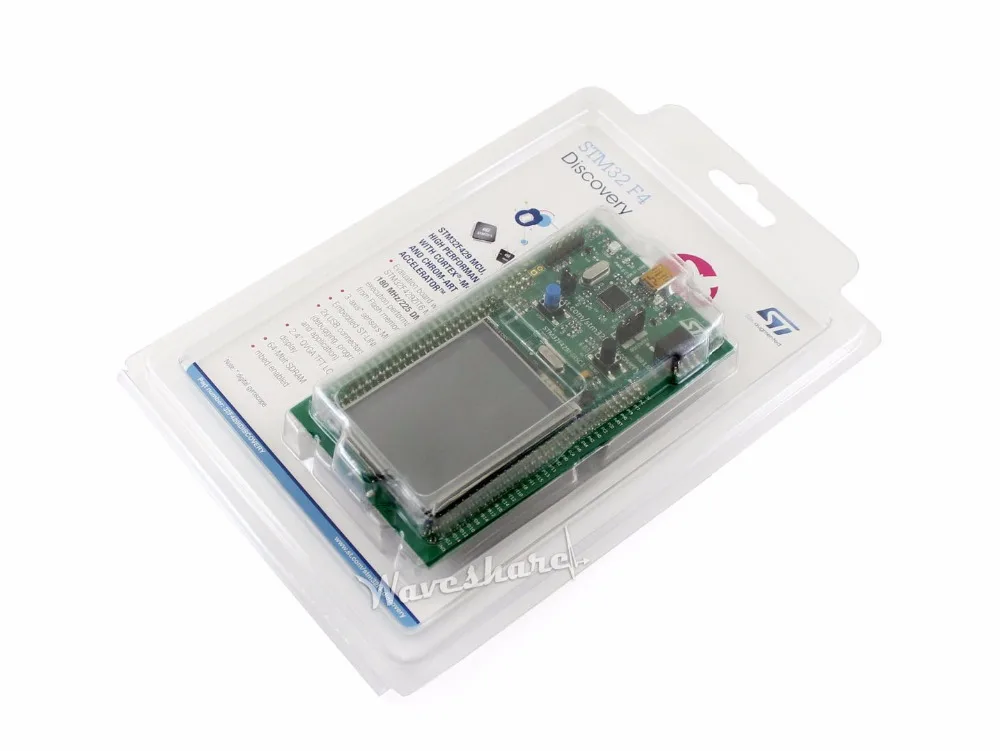 ST оригинал 32F429IDISCOVERY/STM32F429I-DISC1 MB1075C STM32 макетная плата Discovery kit с STM32F429ZI MCU 2048KB FLASH |