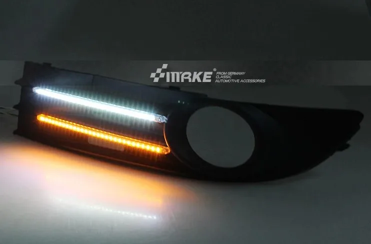 

for VW TOURAN 2008-2011 led drl daytime running light with yellow turn light function without fog lamp cover top quality