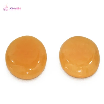 

HIMABM 1 Pack Natural Yellow Jade Hot Massage Stone Spa Basalt Lava Rock Essential Oil Volcanic Set Therapy Energy