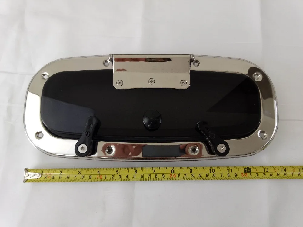 345*150 мм 13,6*5,9 дюймов 316L SS прямоугольная Портола для морской лодки