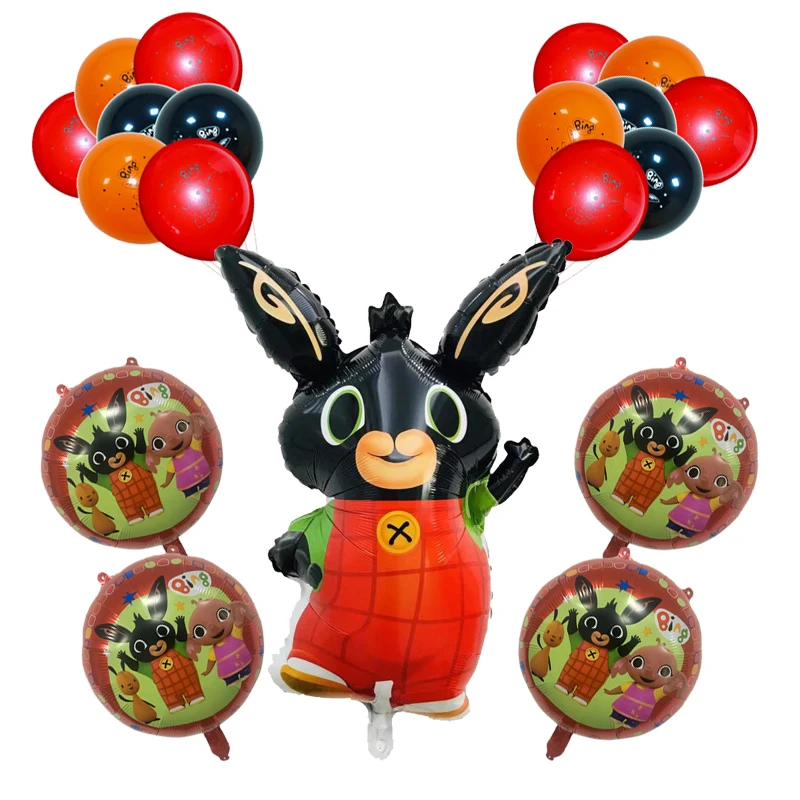 

Bing Bunny Balloon Aluminium Foil Helium Cartoon Latex Balloons Birthday Party Decorations Kids