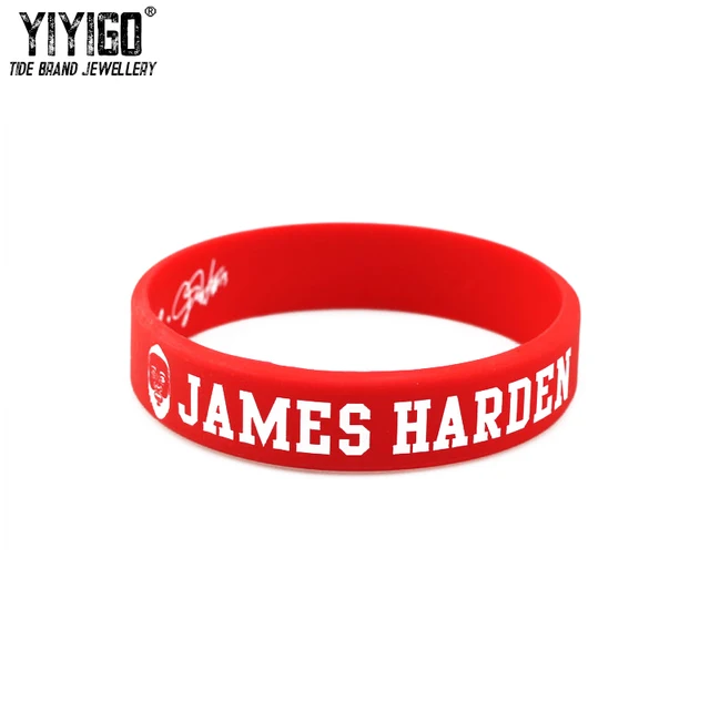 Buy 1Pieces James Harden Head Portrait No. 13 Signature Silicone Bracelet