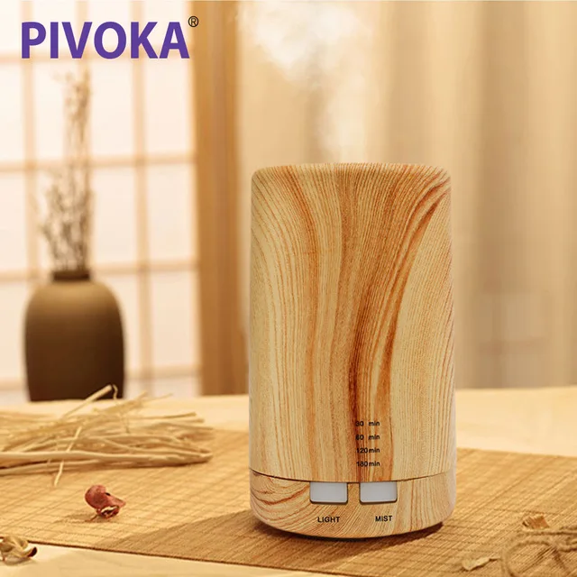 Продажа PIVOKA Электрический аромат эфирного масла диффузор ультразвуковой увлажнитель воздуха зерна ароматерапия эфирное масло прохладный туман ув...