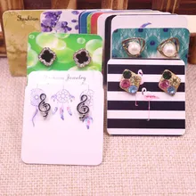New Hot Sale 100pcs Diy stud/drop earring card white/kraft/black cardboard small cute earring products package card 5*5cm цена New Hot Sale 100pcs Diy stud/drop earring card white/kraft/black cardboard small cute earring products package card 5*5cm цены онлайн