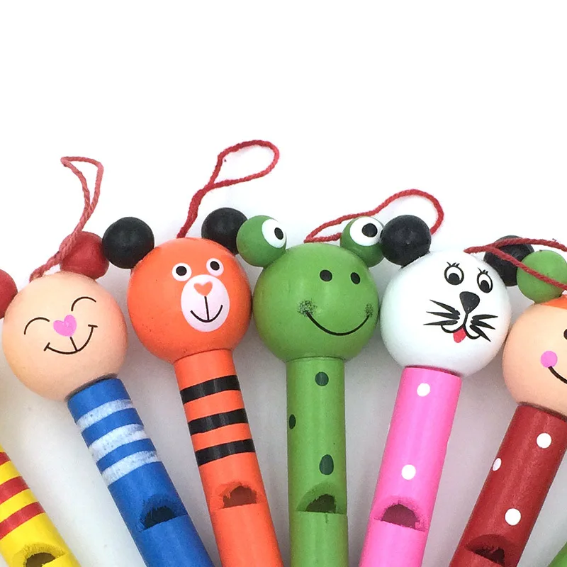 Деревянный свисток для животных детская защита окружающей среды Мобильная Сумка для телефона висячие украшения музыкальная игрушка