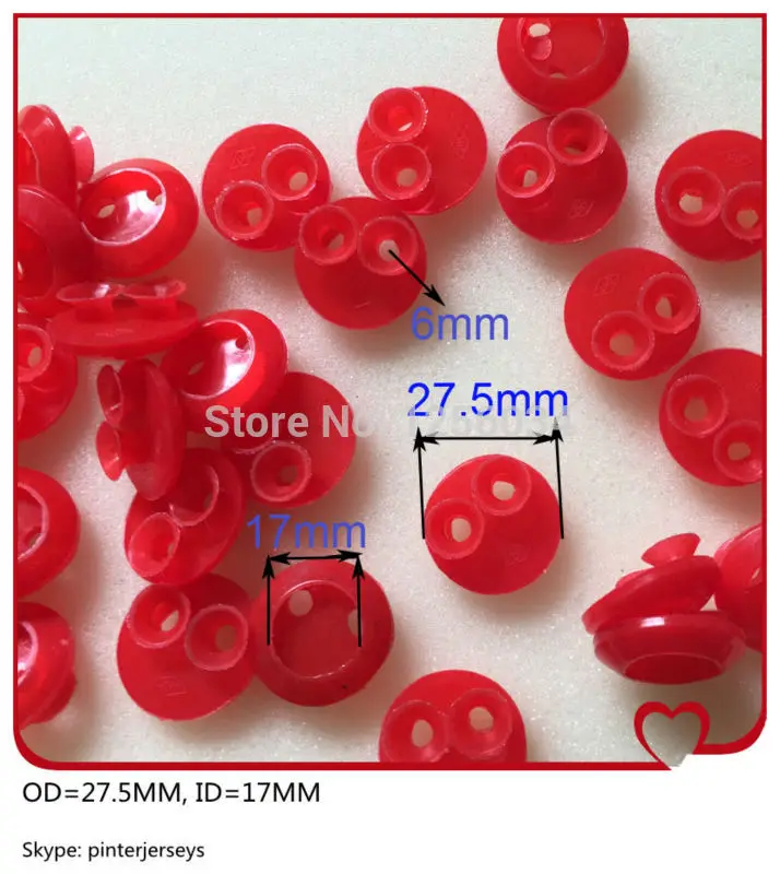 

1 piece HIGH QUALITY red rubber sucker, printing machinery parts