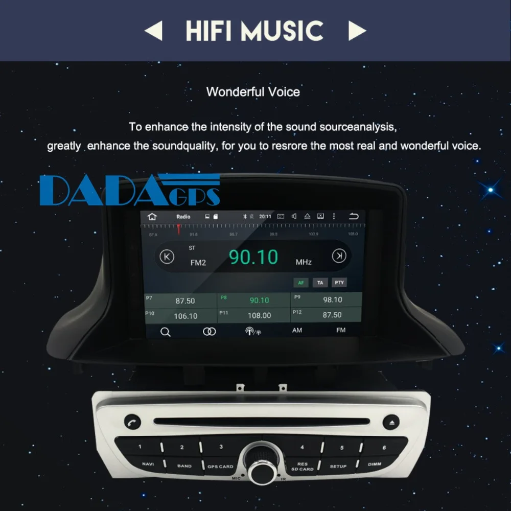 Clearance Newest Android 8.0 7.1 Car Radio DVD Player GPS Navigation for Renault Megane 3 Fluence 2009-2015 Audio Stereo Unit Multimedia 4
