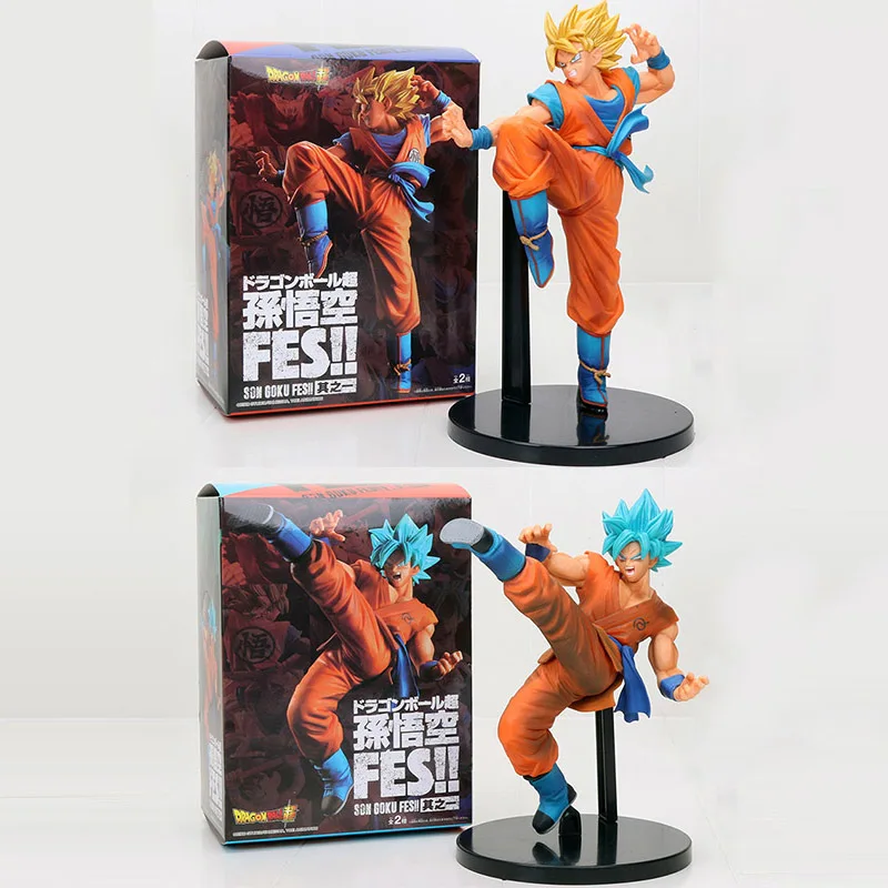 2 pz/набор 20 Аниме Жемчуг дракона супер фигурка объем Figlio Goku Super Dio FES Dragon Ball giocattoli di