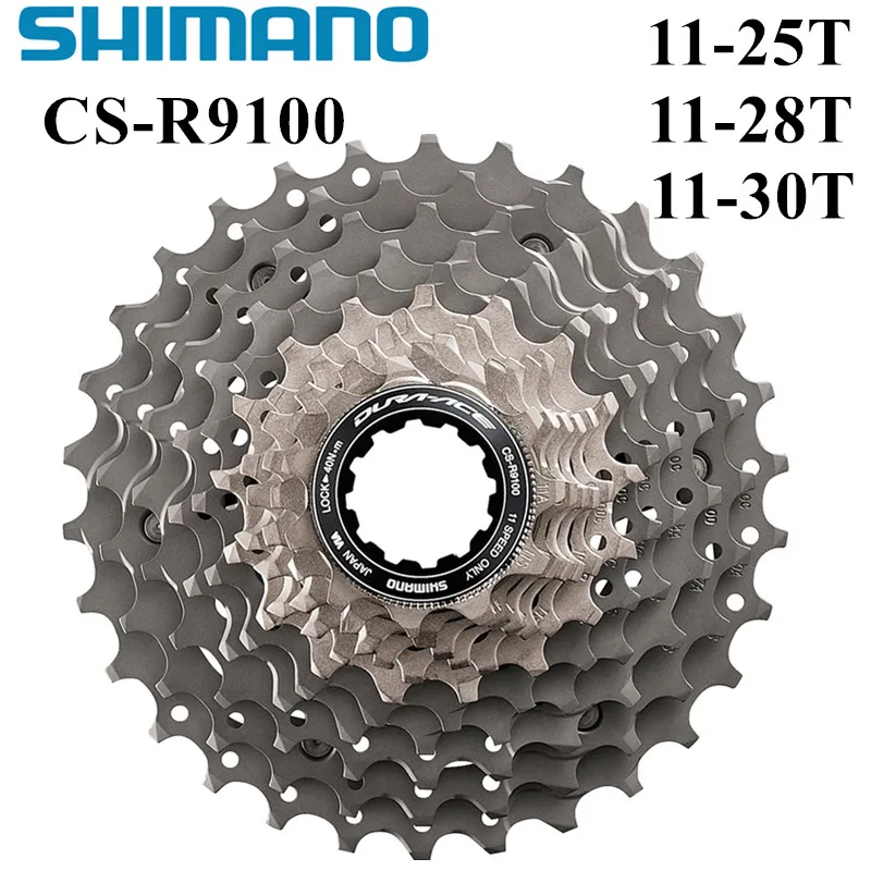 SHIMANO DURA-ACE CS-R9100 дорожный велосипед кассета 11-speed 11-25T 11-28T 11-30T R9100 кассета Звездочка Велоспорт свободного хода