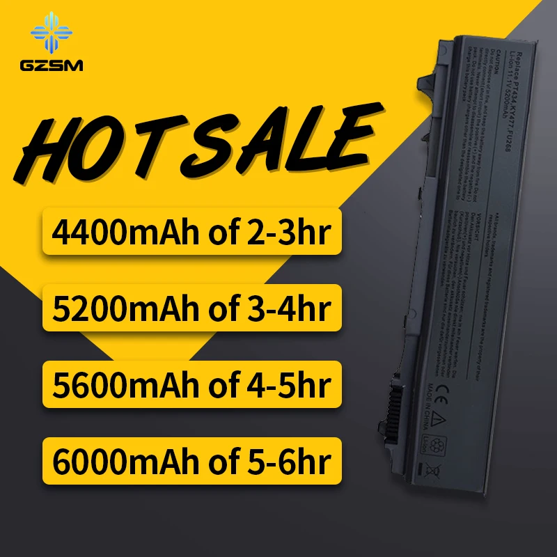HSW Аккумулятор для ноутбука dell Latitude E6400 M2400 E6410 E6510 E6500 M4400 M4500 M6400 M6500 1M215 312 0215 0748