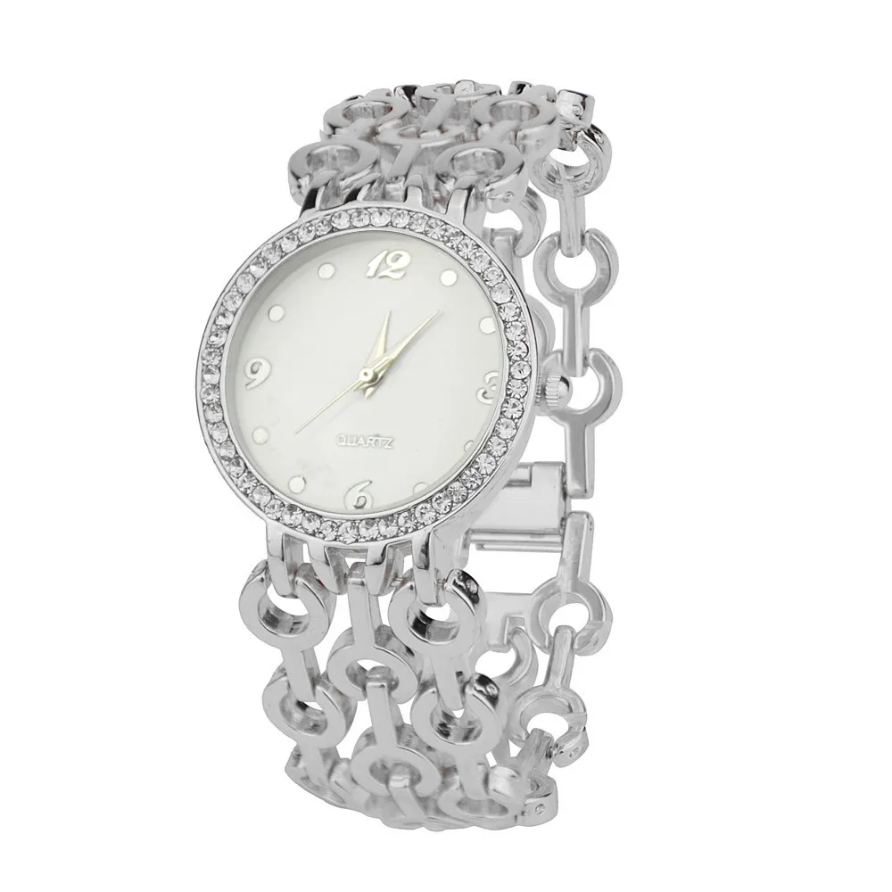 

Women Round Full Diamond Bracelet Watch Analog Quartz Movement Wrist Watch orologio donna moderna bayan saat kuvars analog