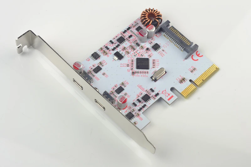 

Карта расширения PCI-E Express USB 3,1, высокая скорость 10 Гбит/с, 2 порта Type-C, концентратор-адаптер