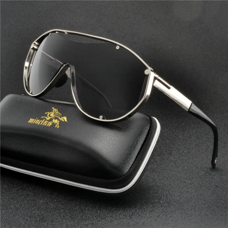 

Oversize Sunglasses Women Big Frame Goggle Eyewear Sun Glasses Green Black Clear Frame Retro Female Punk Sunglasses For Men NX