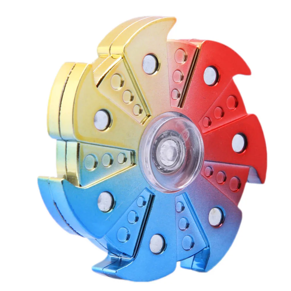 

New Tri-Spinner  Toy EDC HandSpinner Anti Stress Reliever And ADAD Hand Spinners