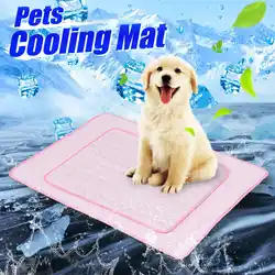 Коврик для домашних животных летний охлаждающий матрас собачьи матрасы-лежанки синяя охлаждающая подушка для домашних животных