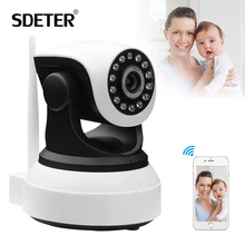 SDETER Onvif IP Wifi Camera Home Security Wireless Video Surveillance 720P Night Vision CCTV Wifi Camera PTZ Baby Monitor Webcam