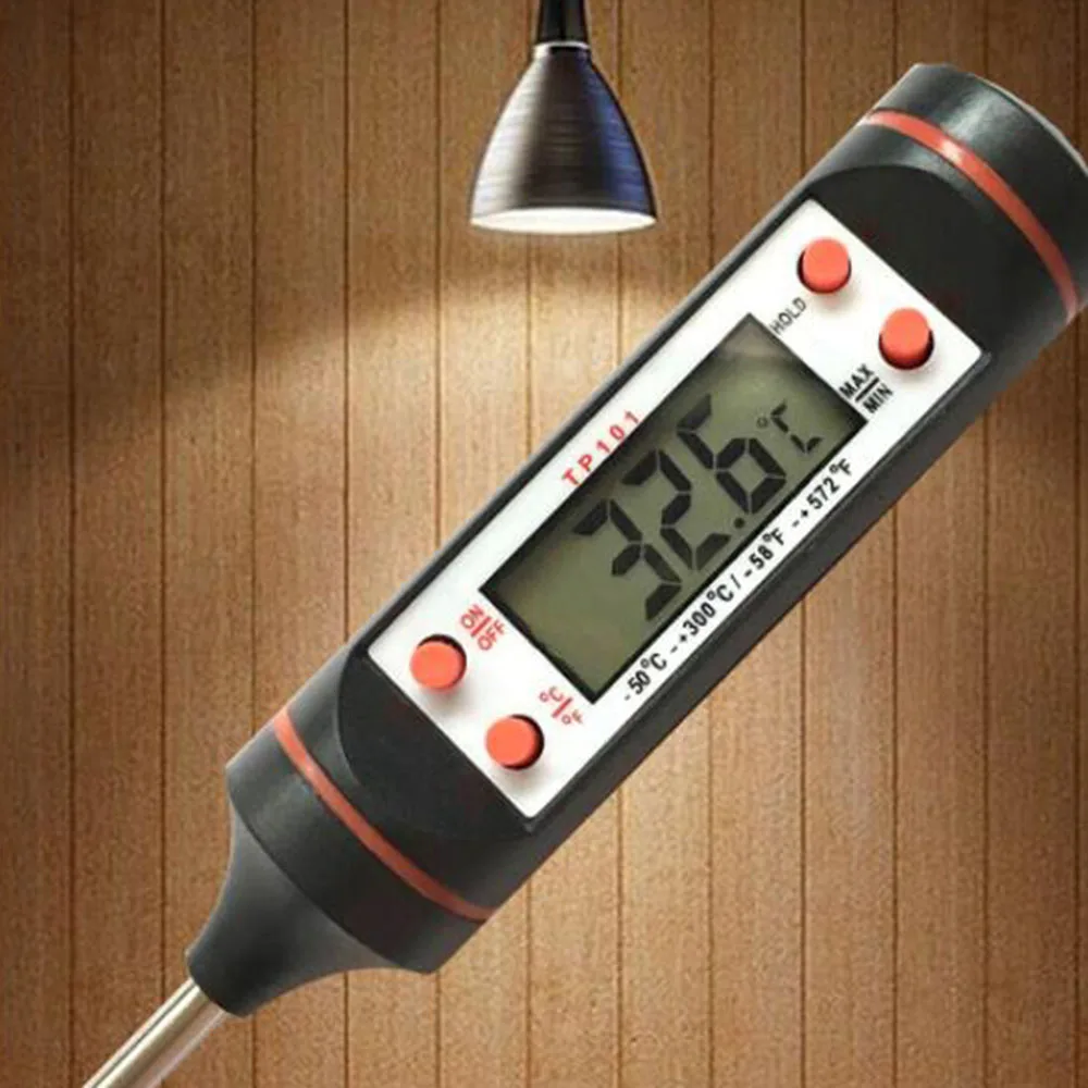 1 шт. кухонные электронные инструменты для Приготовления Пищи Зонд термометр для барбекю цифровой инструмент для приготовления пищи цифровой термометр полезен для барбекю 1050C