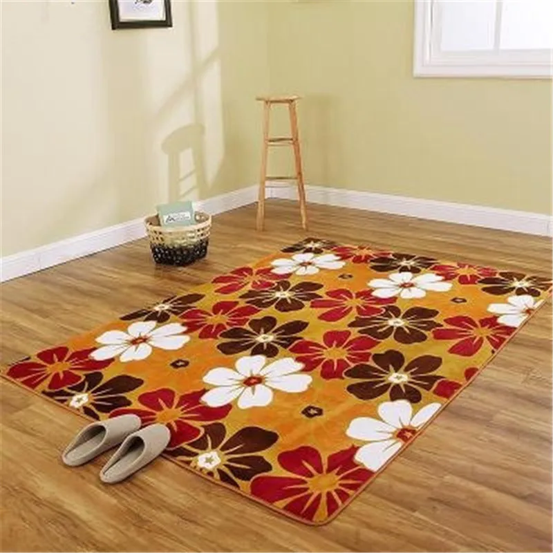 Толстый коралловый флисовый ковер, ковер для гостиной, прикроватный ковер для спальни, покрытый оконными ковриками, коврик для пола