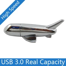Подлинная 16 ГБ 32 ГБ 64 ГБ Usb 3,0 флешки 128 ГБ Usb флэш-накопители 512 ГБ карты памяти Memory Stick диск на ключ металлический самолет подарок