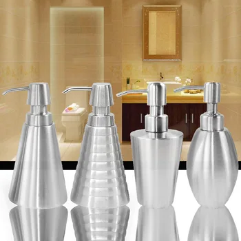 

Sus304 Stainless Steel Soap Dispenser Kitchen Sink Faucet Bathroom Shampoo Box Soap Container Deck Mounted Detergent Bottle