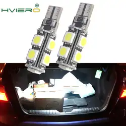 2X белый T10 5050 9smd автомобильные светодиоды Canbus W5W 194 DC 12 V ошибка задние фонари подсветка приборной доски подкладке Клин для лампочек лампа