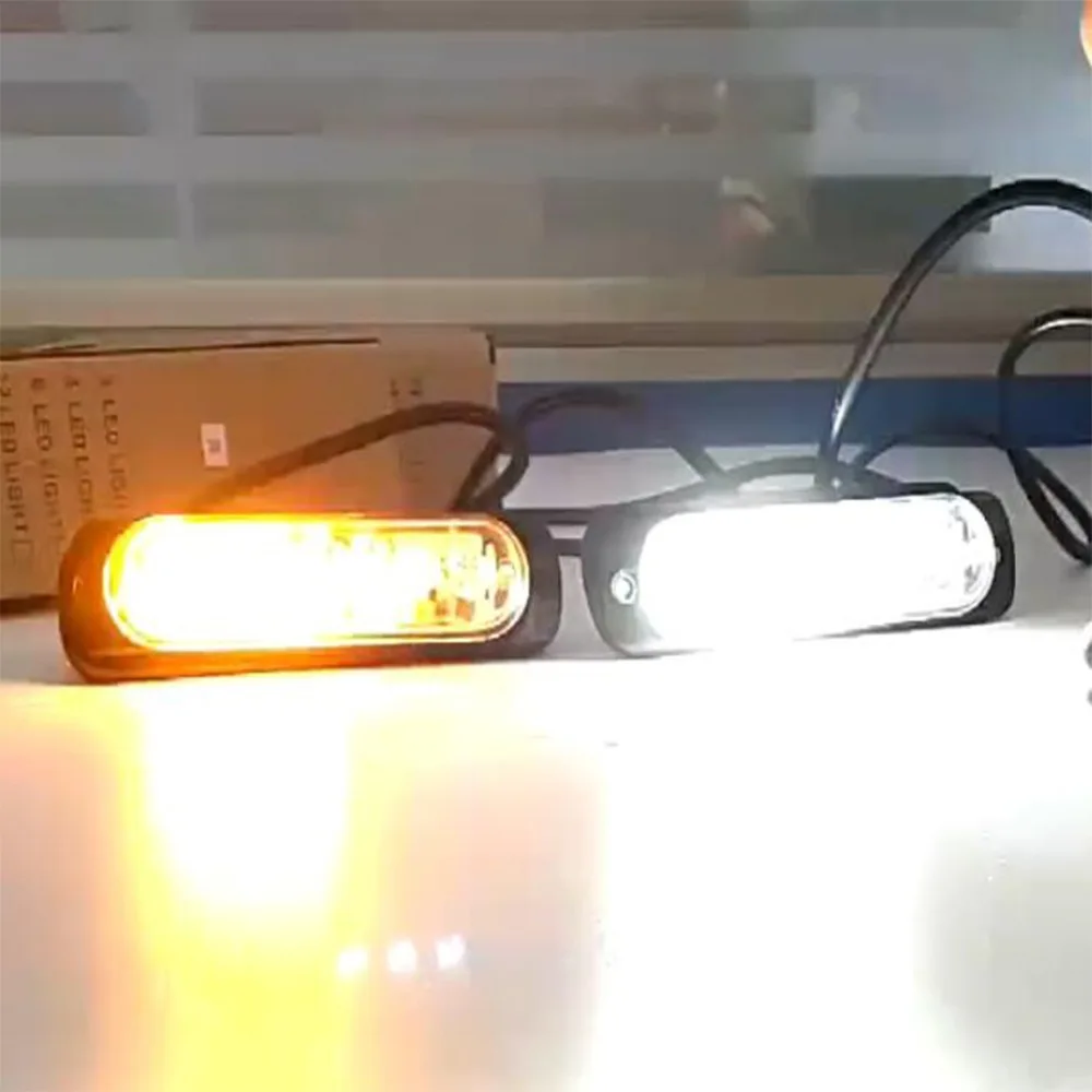 

2PCS Universal Car Led Light Security System Warning Theft Flash Blinking Fake working lamp Car Alarm LED Light