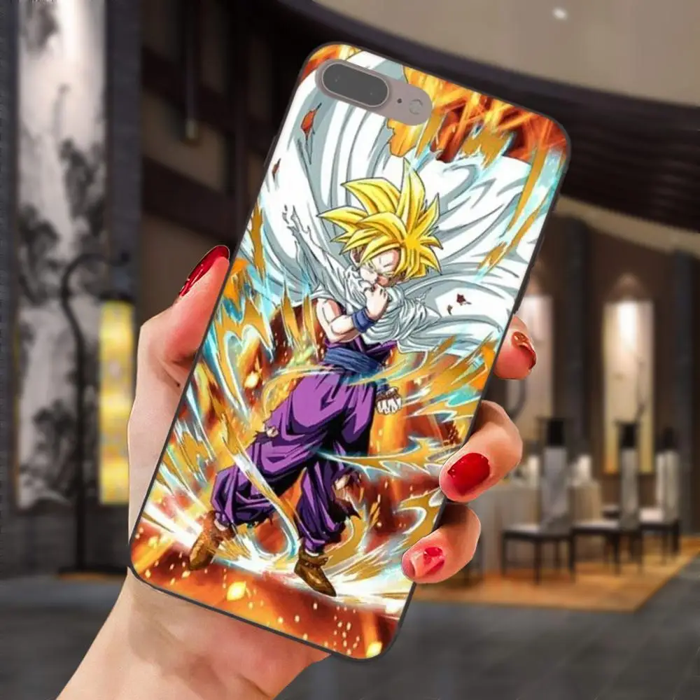 Для Galaxy C5 C7 J1 J2 J3 J330 J5 J6 J7 J730 2017 Ace Core Duo Max Mini Plus Prime Pro Мягкий ТПУ новый стиль Gohan Dragon Ball