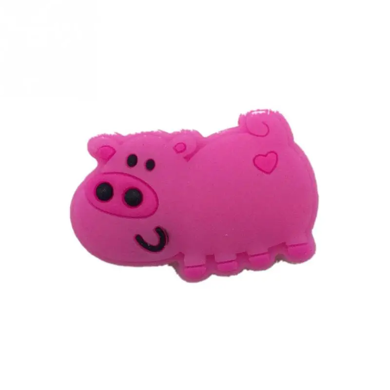 pig 1 шт. мультяшная Теннисная ракетка Animas демпфер амортизатор с несколькими рисунками мягкие прочные вибрационные амортизаторы - Цвет: pig
