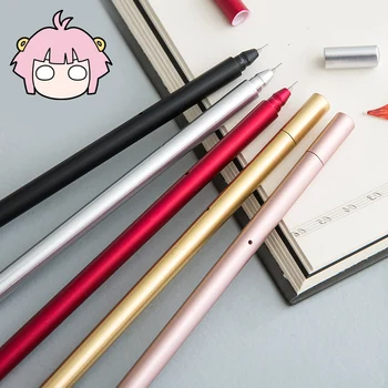 

Simple creative gel pen student cute red pen girl black pen super cute metal pen 20pcs/lot