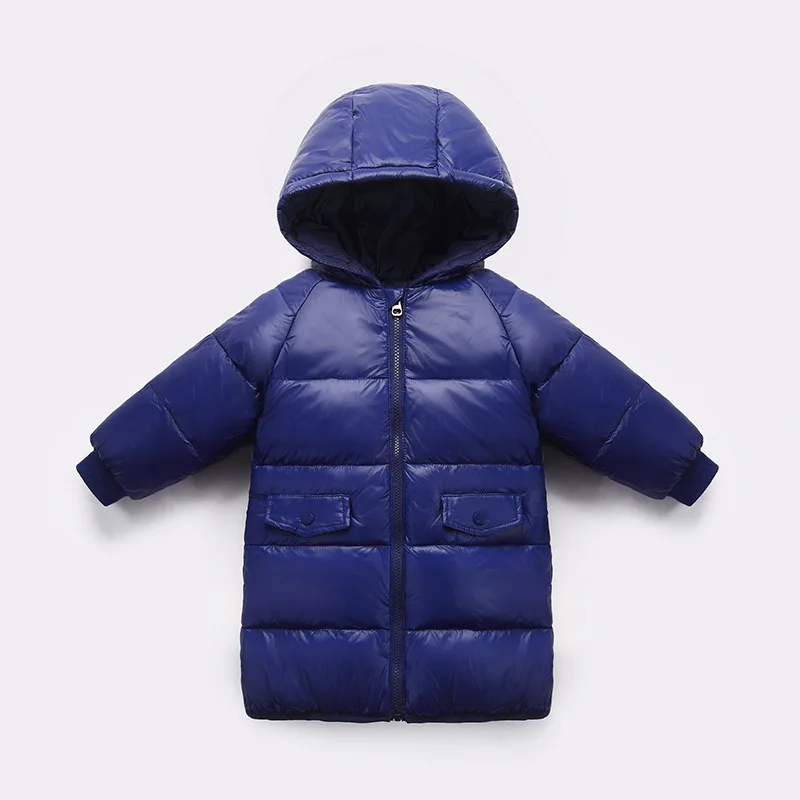 Girl Boy Winter Coats Children Clothing Warm Long Snowsuit Overalls Hooded Outwear Baby Clothes Kids Warm Outerwear Christmas