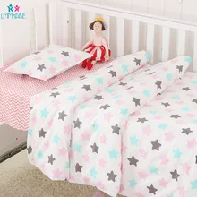 3 шт. хлопок мультфильм детские постельные принадлежности набор s Star облако новорожденных печати детское пуховое одеяло крышка простыни и наволочка