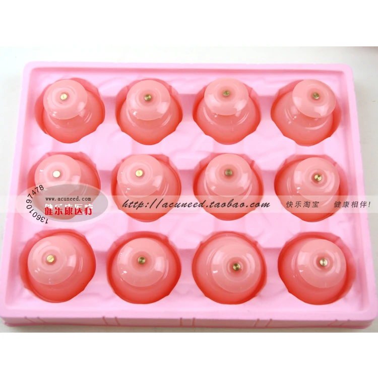 Natural silicone Rubber Cupping Therapy Health Care massage Cupping jars Acupunture Vacuum cans suction cup
