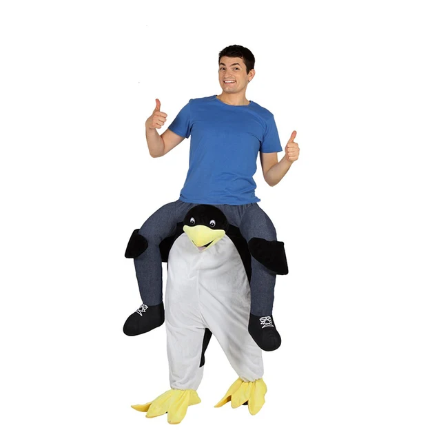 The Penguins of Madagascar Penguin Mascot Costume Cosplay Fancy Dress