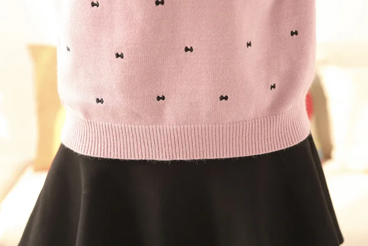 2016 Brand Autumn Women Fashion Lace Turtleneck Pull Femme Solid Cute Bowknot Embroidery Long Sleeve Slim Pullover Sweater 917 2016 Brand Autumn Women Fashion Lace Turtleneck Pull Femme Solid Cute Bowknot Embroidery Long Sleeve Slim Pullover Sweater 917