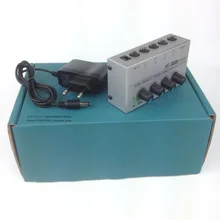 HA400 усилитель для наушников ультра-компактный 4 канала ha400 мини аудио стерео усилитель для наушников+ адаптер питания