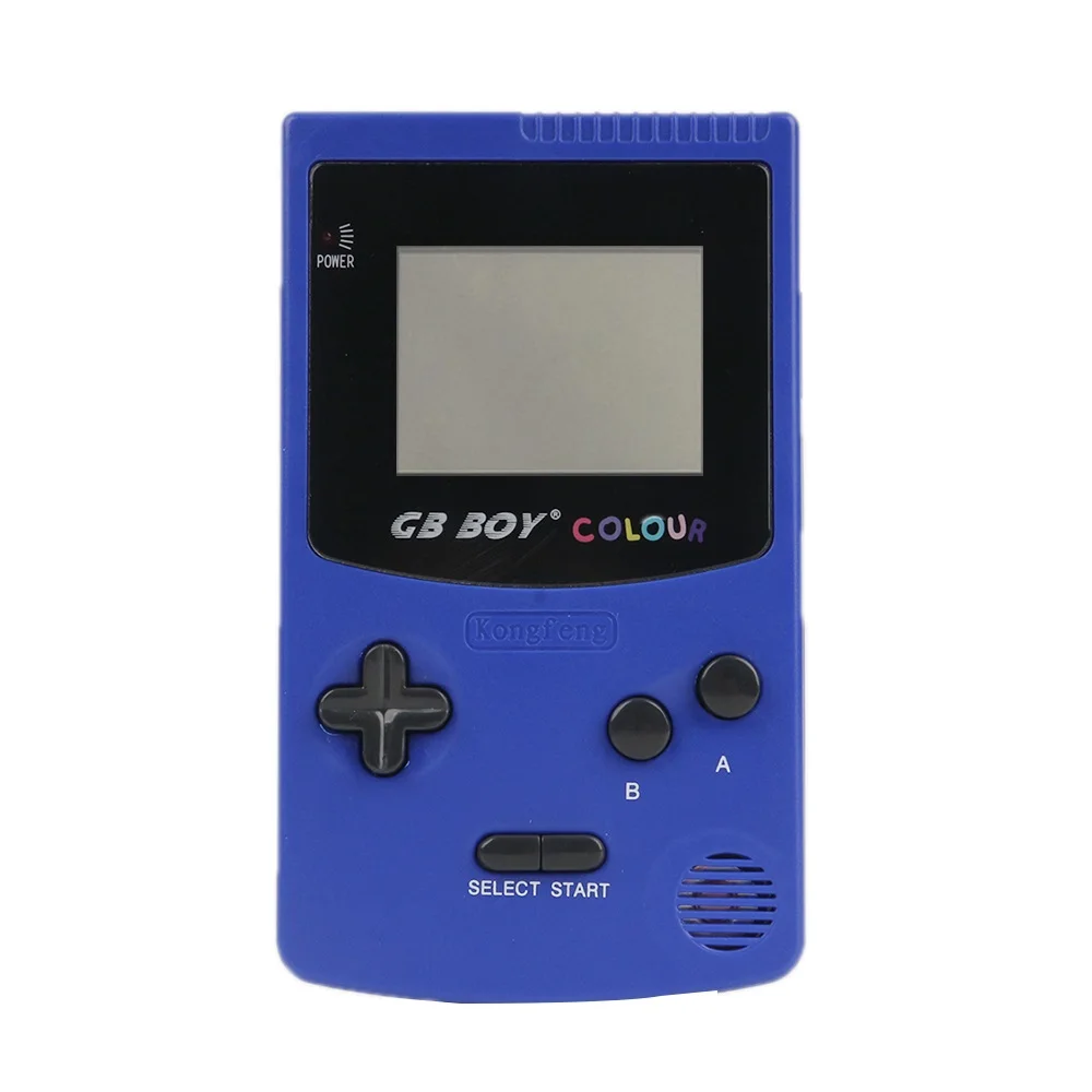 GB мальчик игра классический цвет игры 66 встроенный Карманный видео ретро портативный игровой плеер консоль - Цвет: Blue