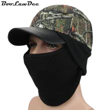 Boolawdee зимние мужские камуфляж черепа шапочки шапка длинный козырек полная защита дышащие Теплые принт Универсальный размер 58-60 см m140c