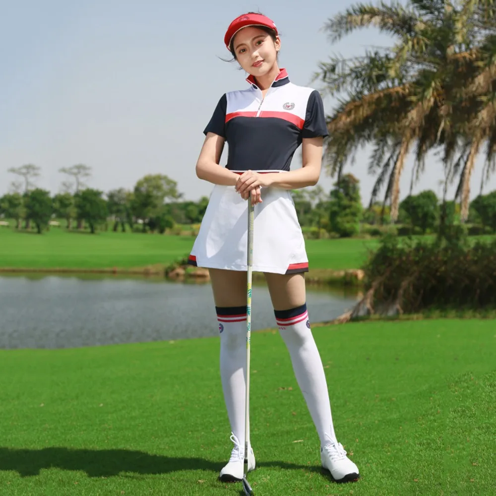 PGM Golf женский летний комплект одежды женская одежда быстросохнущая спортивная