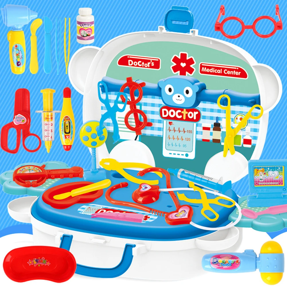 Моделирование спецодежда медицинская оборудования игра в доктора дом игрушки детские развивающие игрушки набор Дошкольное ролевые игр